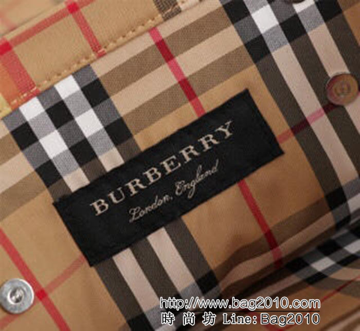 BURBERRY巴寶莉 小號棉質帆布購物袋 vitage復古格紋 款號2131  Bhq1068